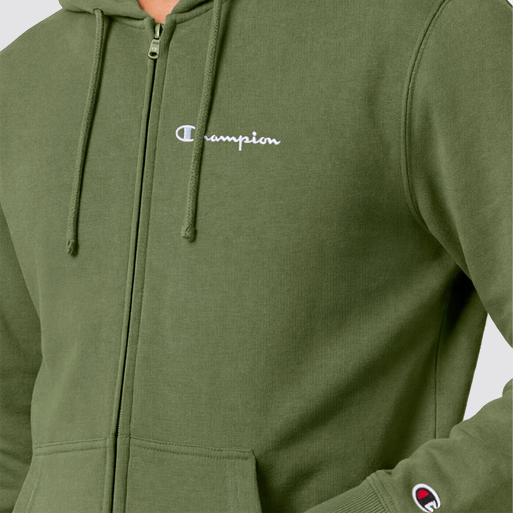 Felpa uomo cappuccio zip intera icons stile casual