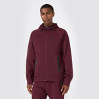 Felpa uomo full zip e cappuccio in c-tech