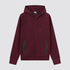 Felpa uomo full zip e cappuccio in c-tech