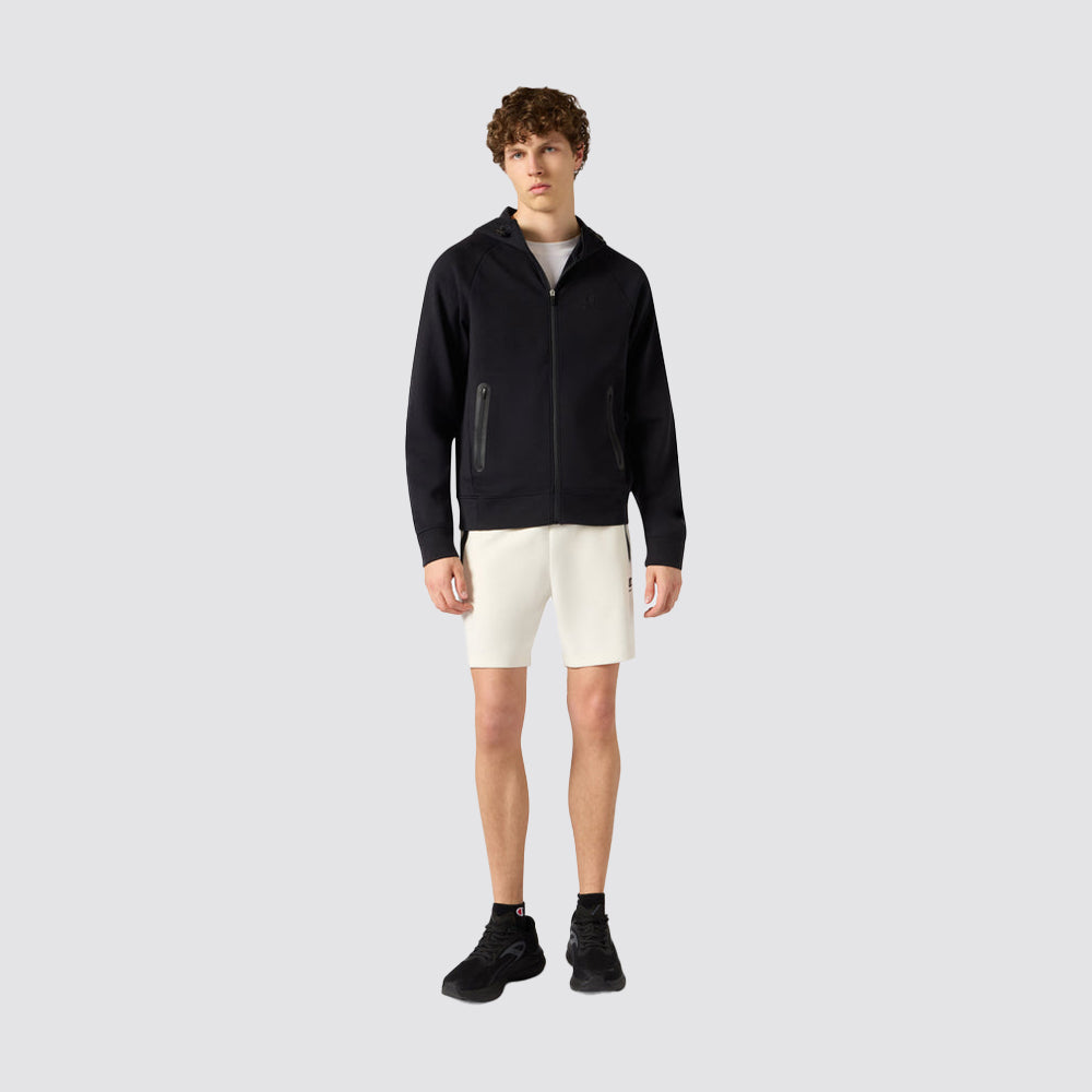Felpa uomo champion full zip c-tech con cappuccio
