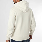 Felpa uomo con zip e cappuccio