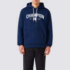 Felpa uomo con cappuccio champion logo 1919