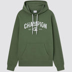 Felpa uomo con cappuccio champion logo 1919