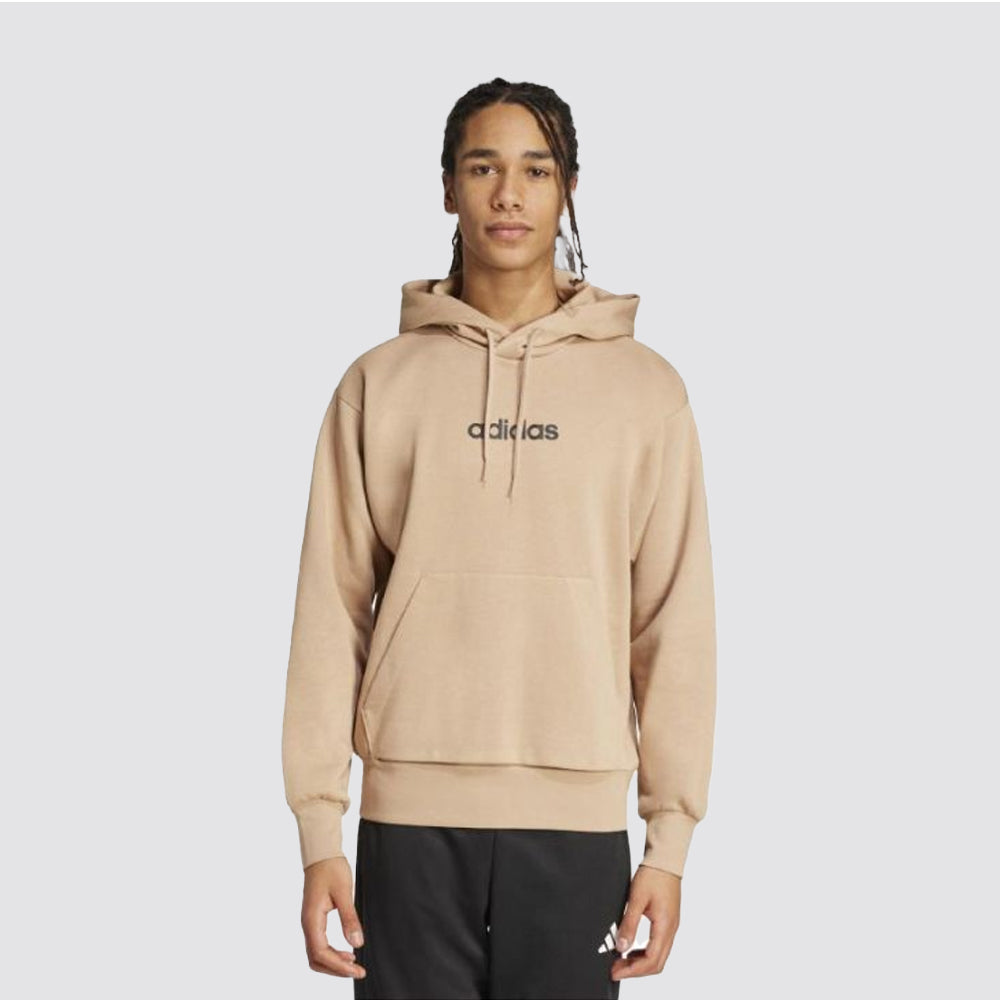 Felpa uomo con cappuccio essentials linear fleece