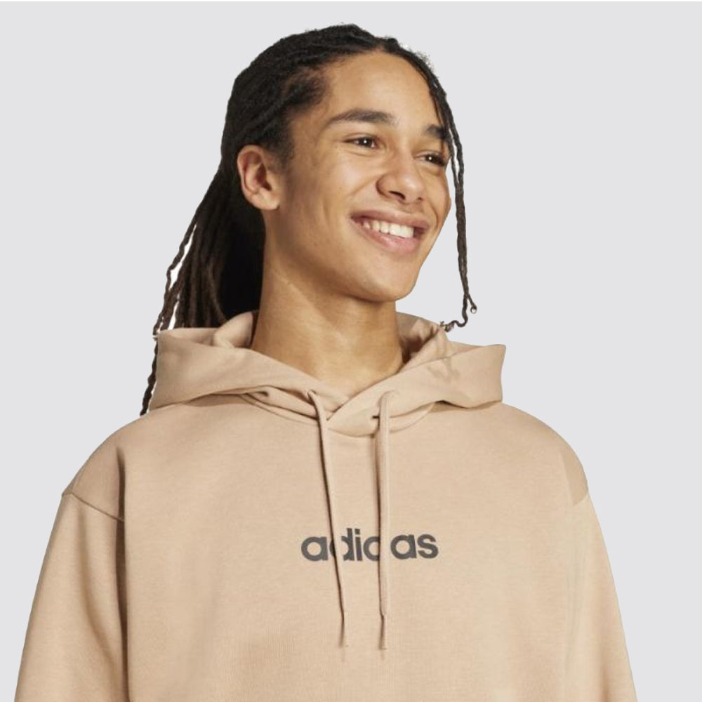 Felpa uomo con cappuccio essentials linear fleece