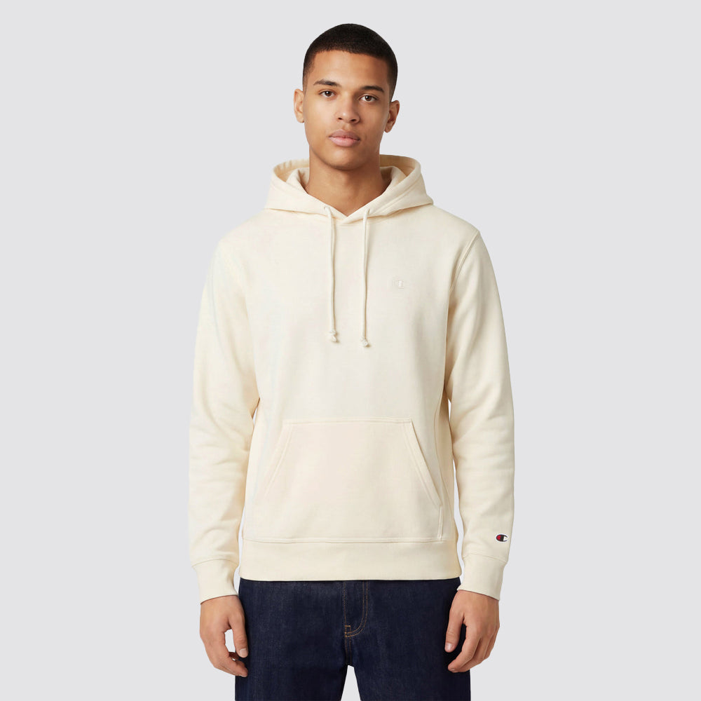 Felpa uomo con cappuccio logo frontale regular