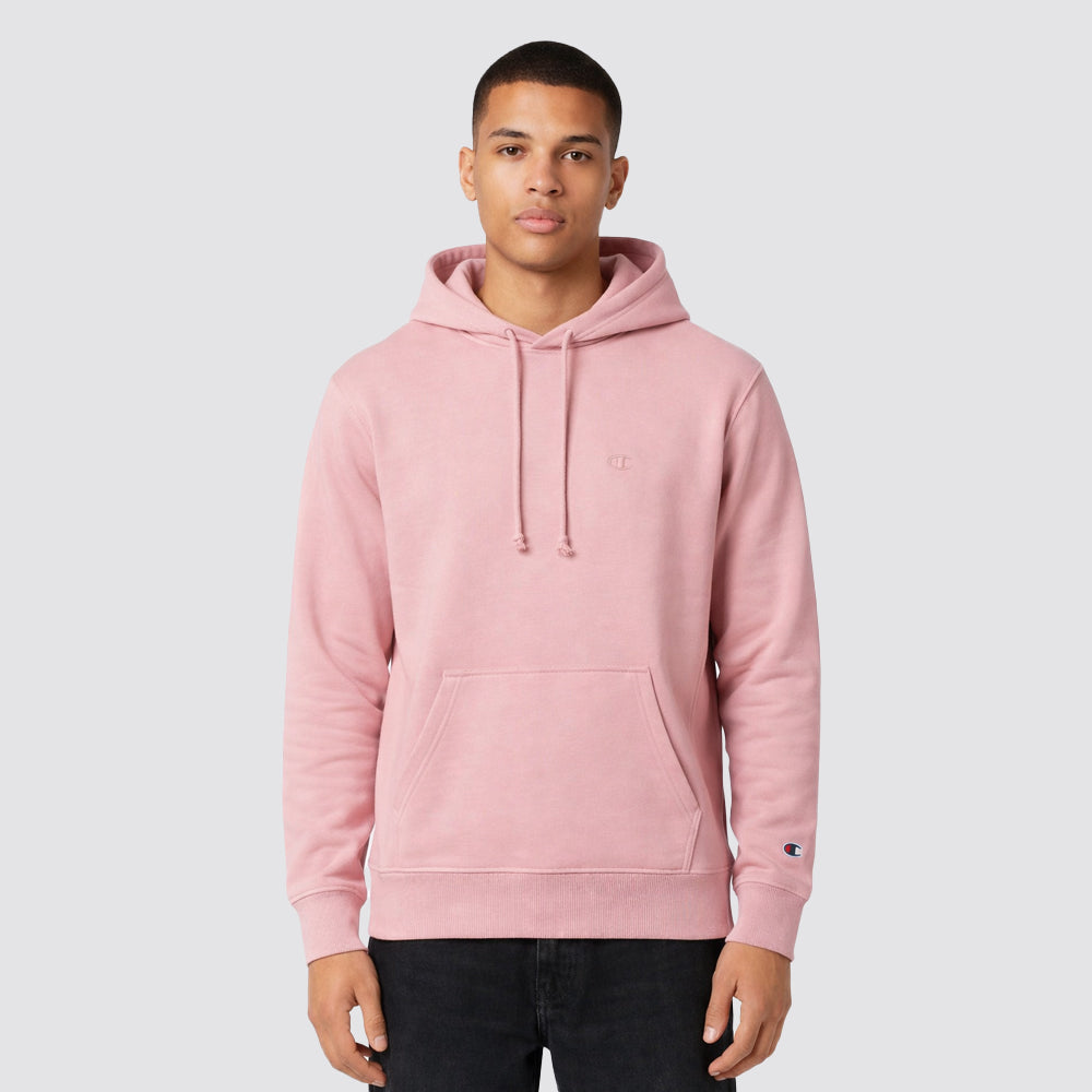 Felpa uomo con cappuccio logo frontale regular