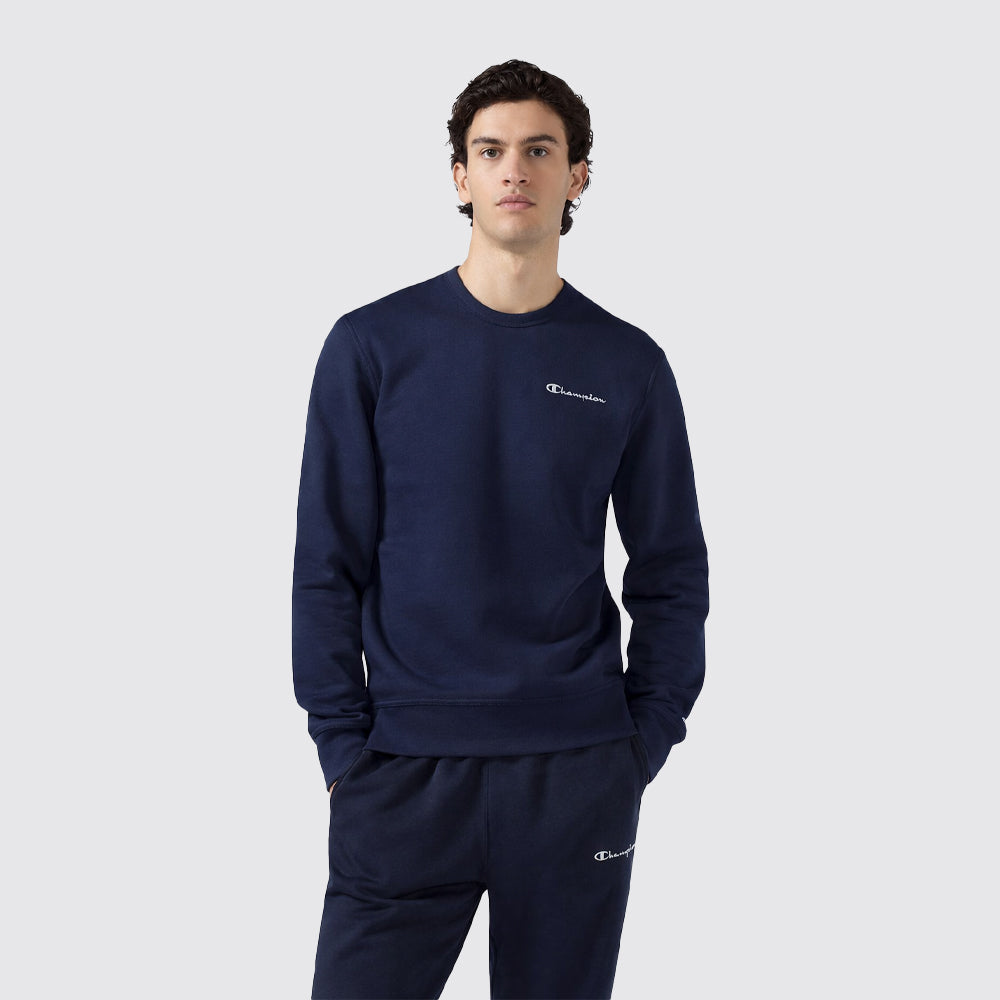 Felpa uomo girocollo mini logo