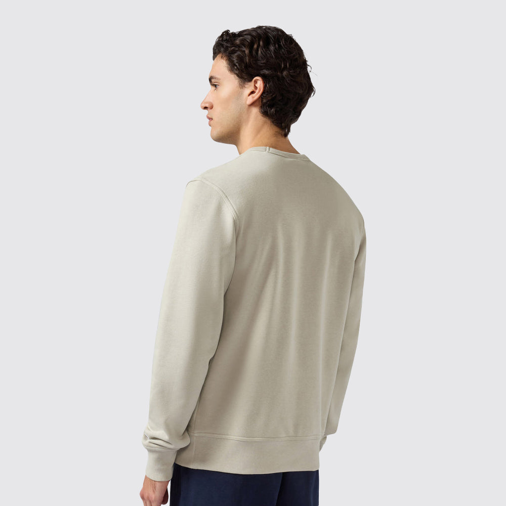 Felpa uomo girocollo mini logo