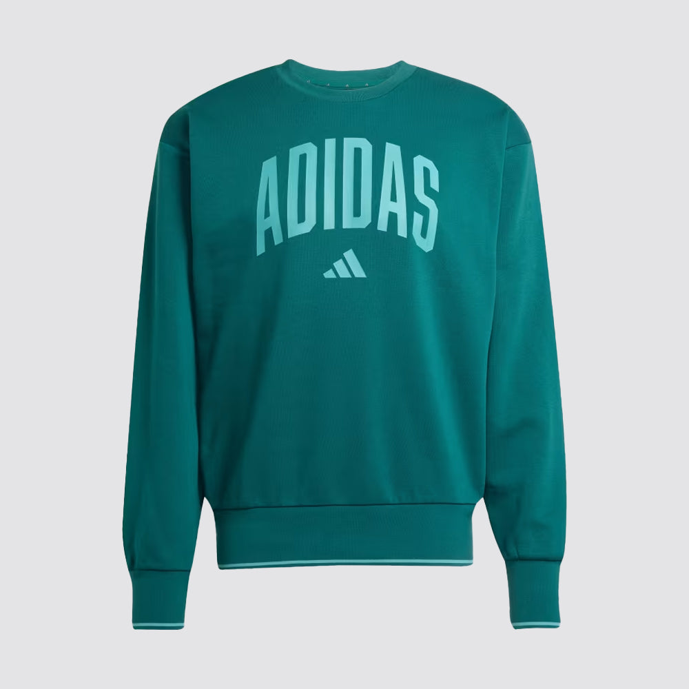 Felpa uomo girocollo collegiate