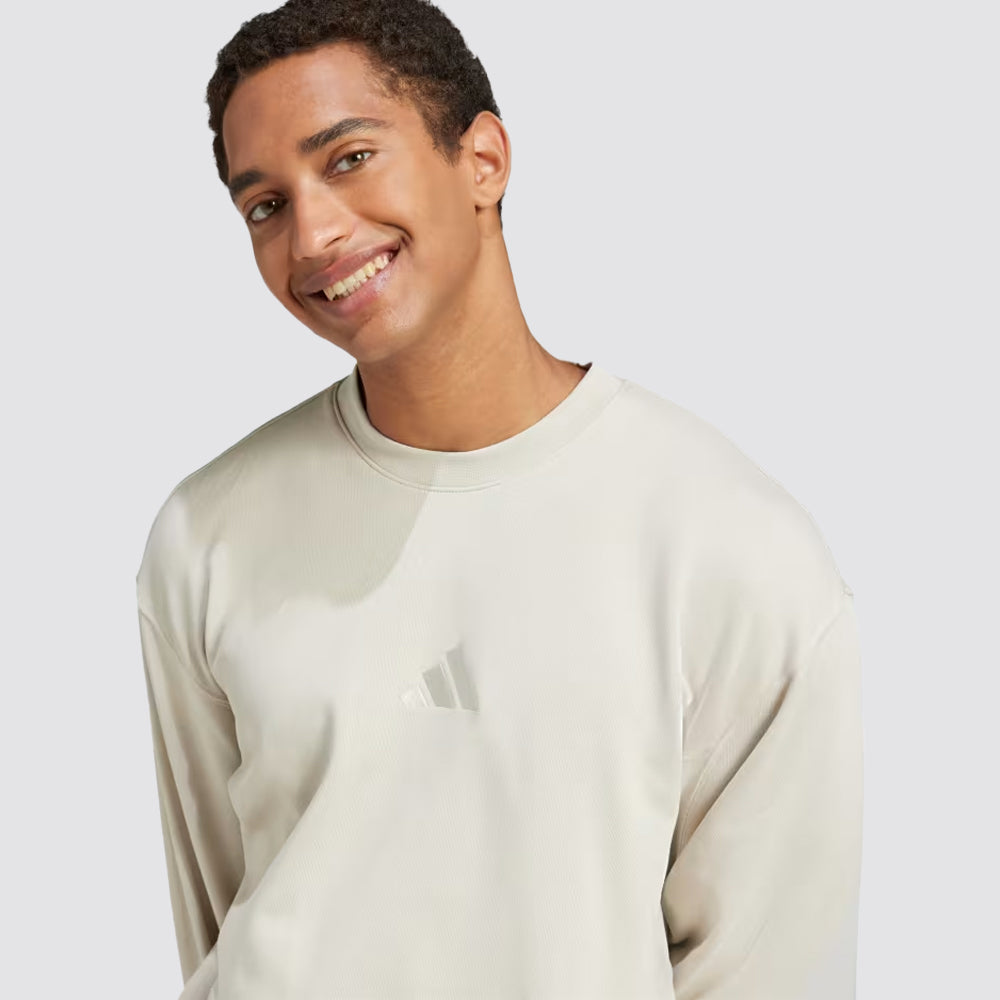 Felpa uomo girocollo in french terry all szn