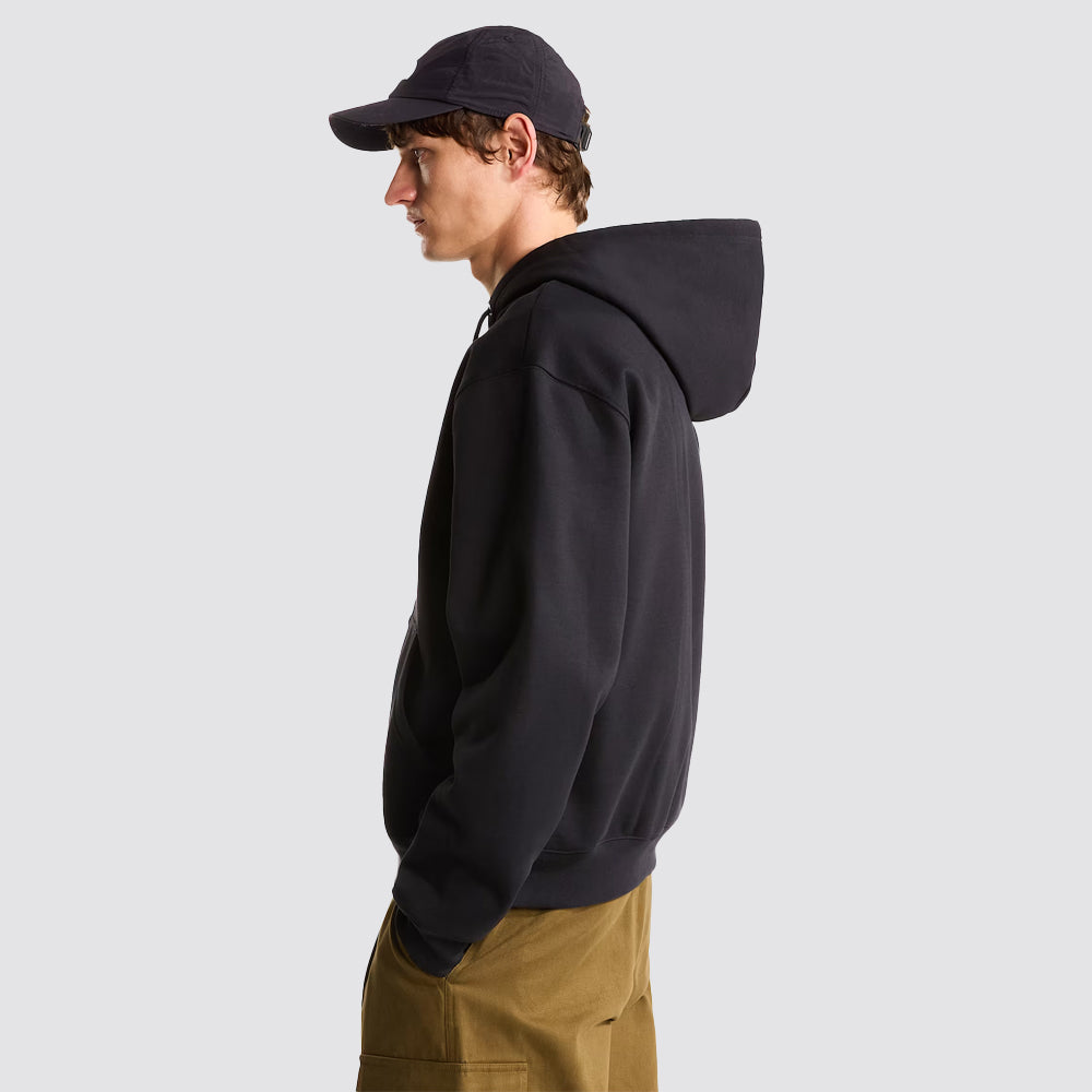 Felpa uomo the north face simple dome full zip nera