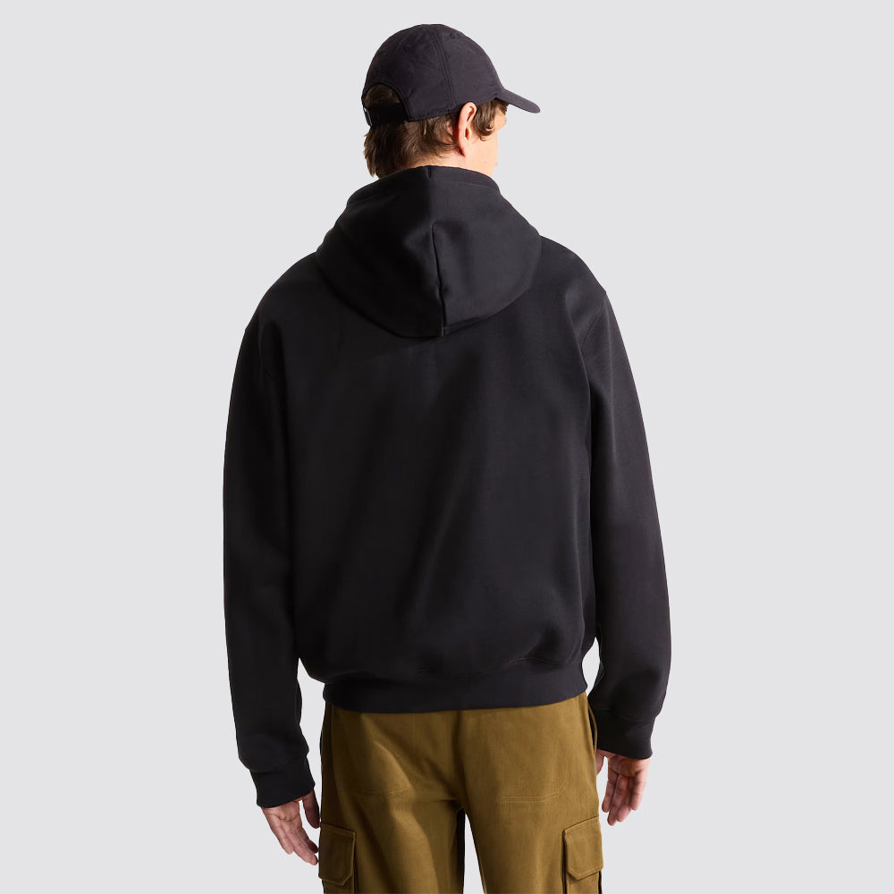 Felpa uomo the north face simple dome full zip nera