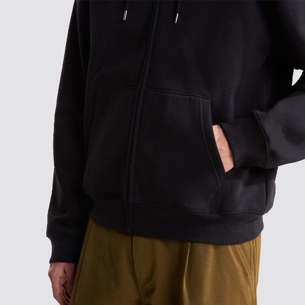 Felpa uomo the north face simple dome full zip nera