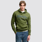 Felpa vintage script superdry uomo con cappuccio