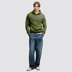 Felpa vintage script superdry uomo con cappuccio