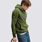 Felpa vintage script superdry uomo con cappuccio