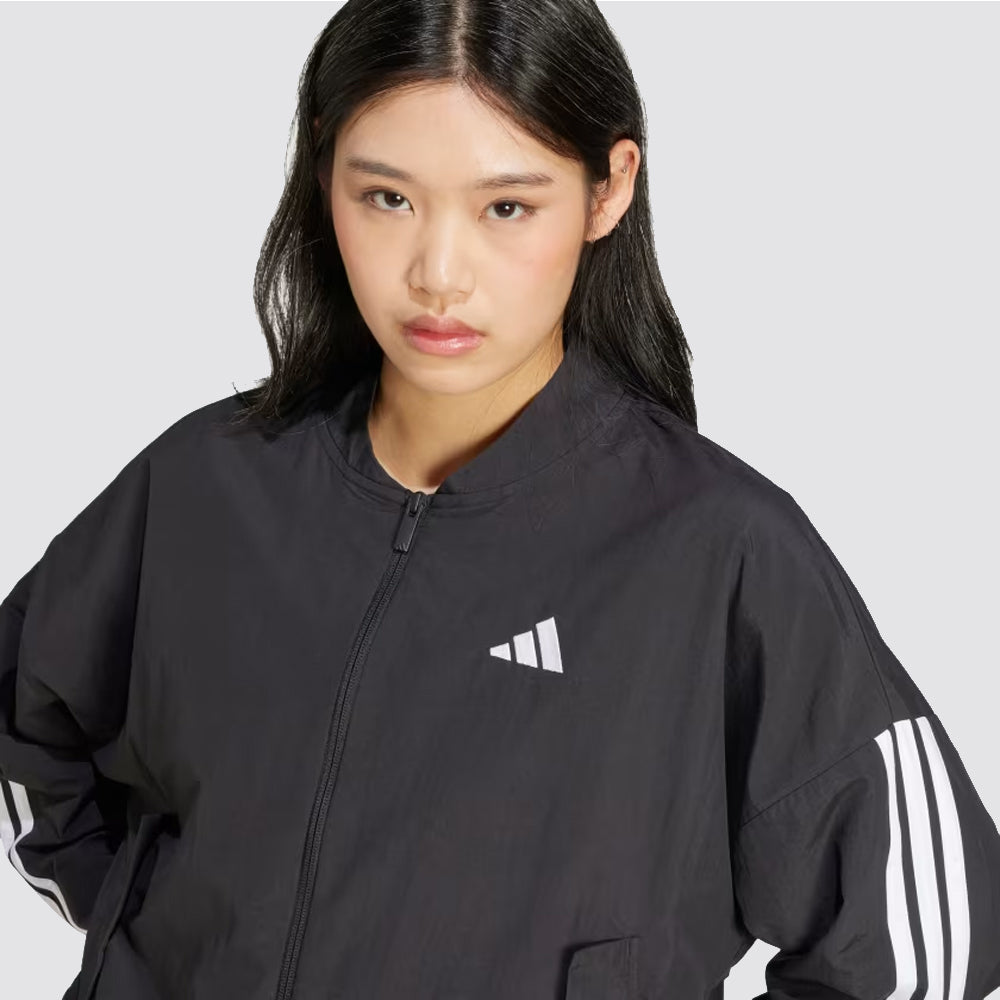 Giacca donna bomber essentials lifestyle 3 stripes