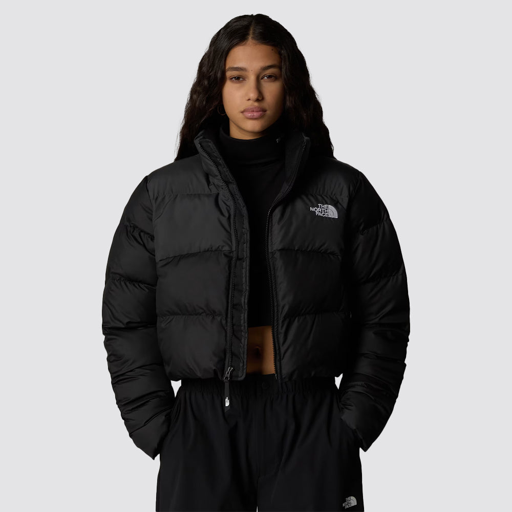 Giacca imbottita cropped saikuru donna the north face