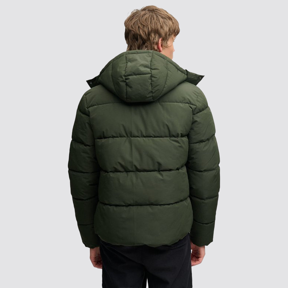 Giacca piumino premium superdry uomo con cappuccio