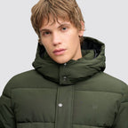 Giacca piumino premium superdry uomo con cappuccio
