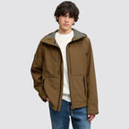 Giacca trekker softshell superdry uomo con cappuccio