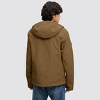 Giacca trekker softshell superdry uomo con cappuccio