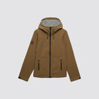 Giacca trekker softshell superdry uomo con cappuccio