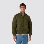 Giacca uomo full zip in nylon