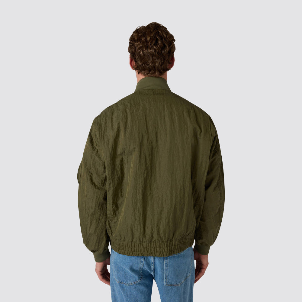 Giacca uomo full zip in nylon