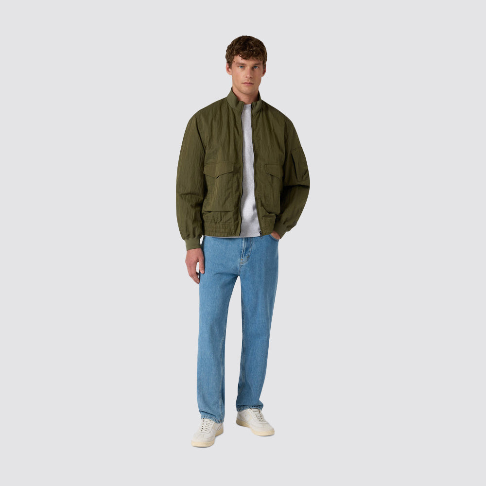 Giacca uomo full zip in nylon