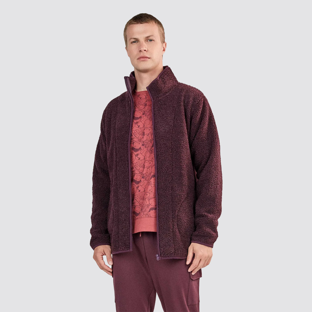 Giacca uomo gisela in sherpa con zip
