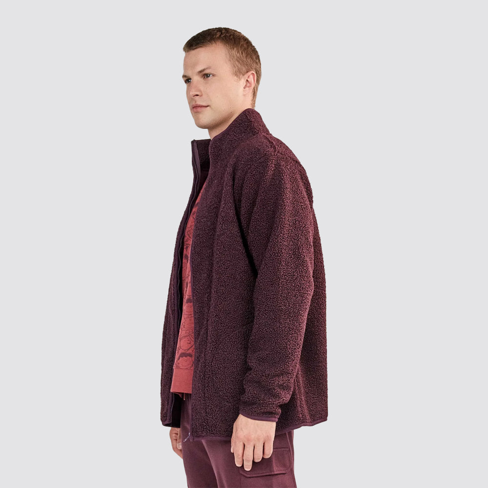 Giacca uomo gisela in sherpa con zip