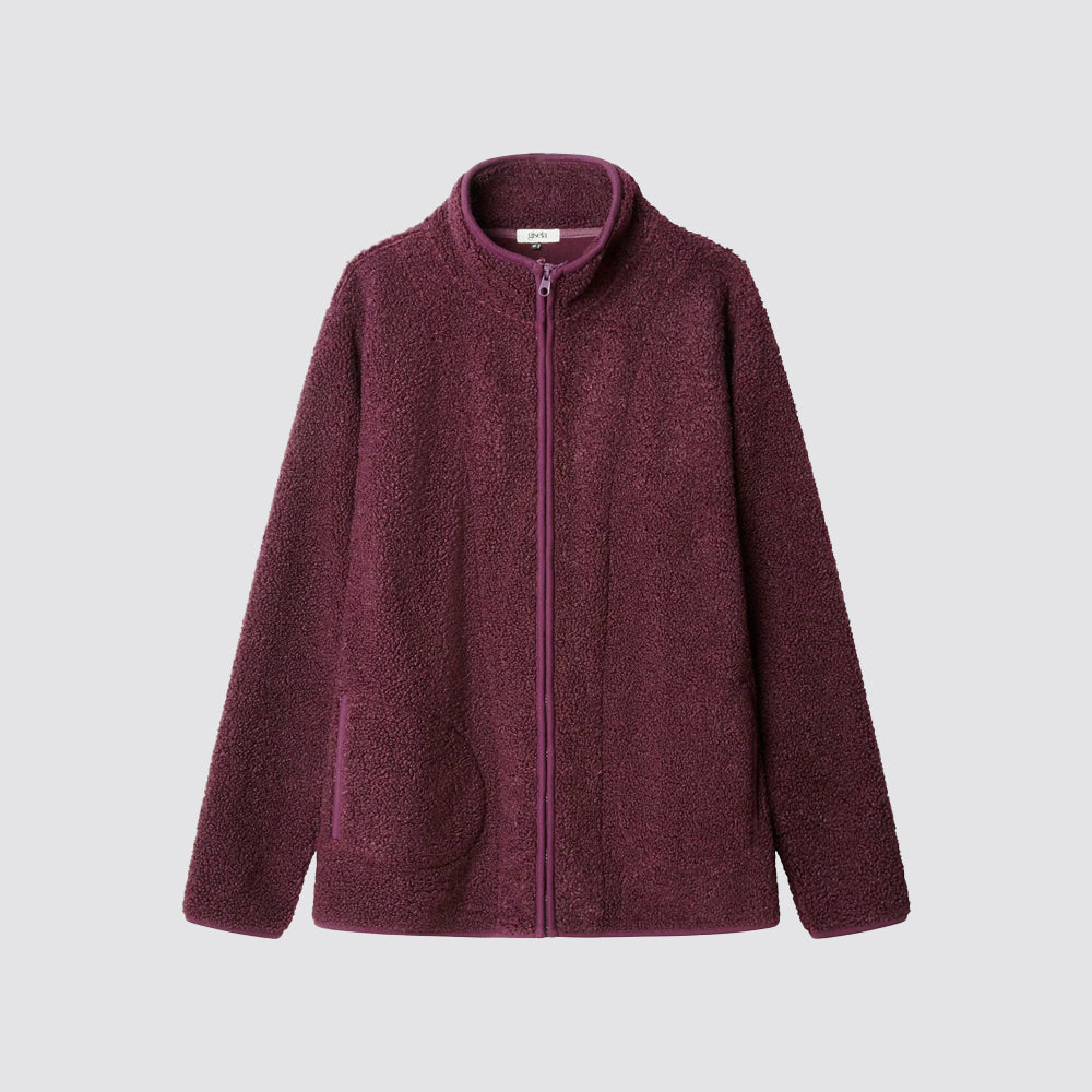 Giacca uomo gisela in sherpa con zip