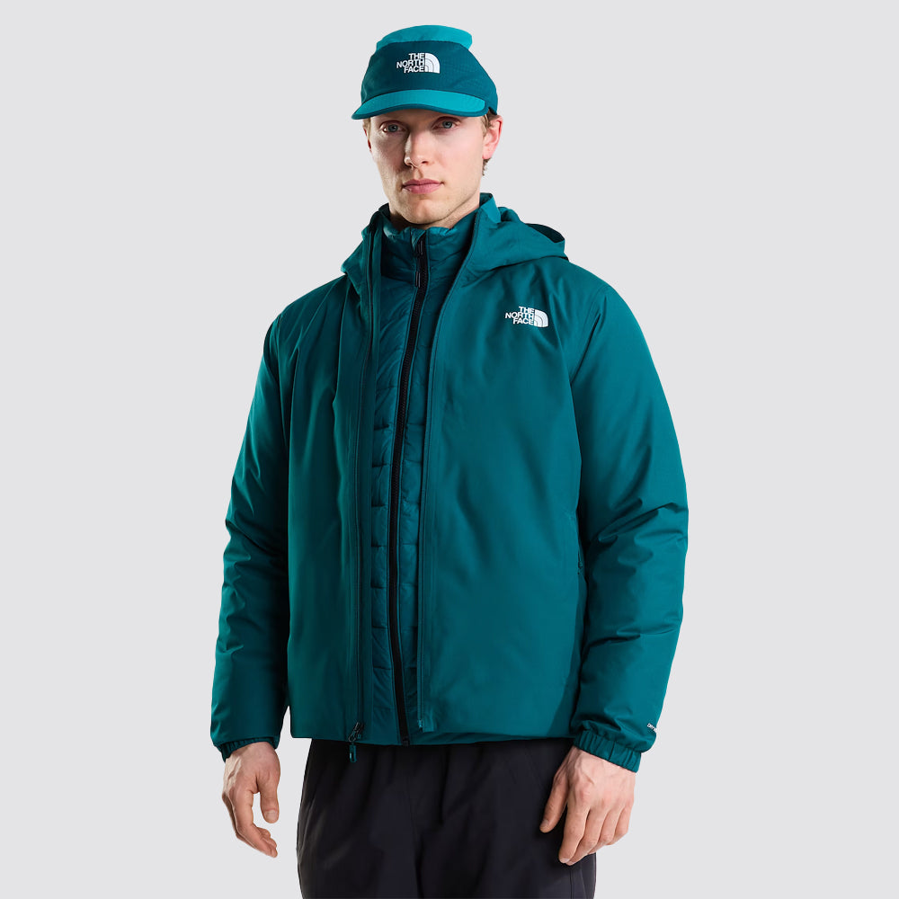 Giacca uomo the north face quest dryvent pacific teal