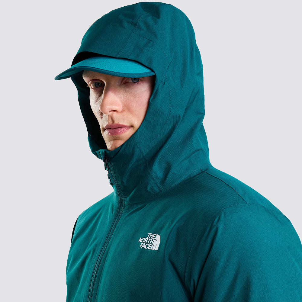 Giacca uomo the north face quest dryvent pacific teal