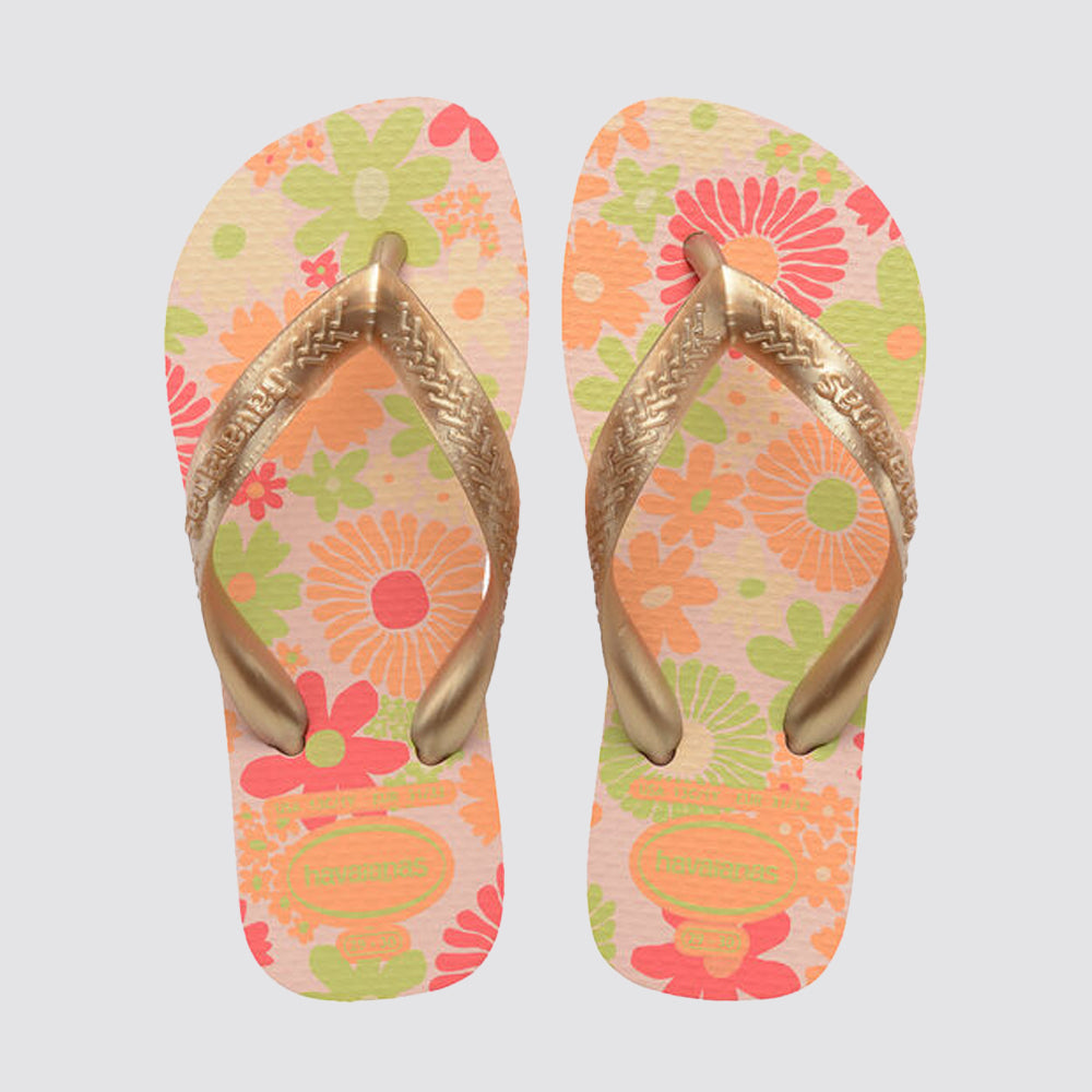 Infradito bimba kids flores havaianas