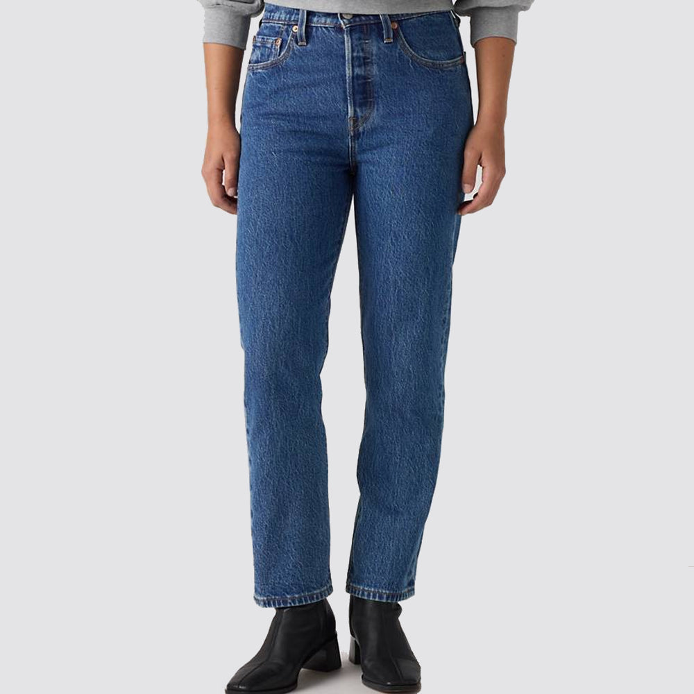 Jeans donna levi’s 501 original crop lavaggio medio