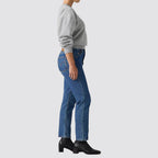 Jeans donna levi’s 501 original crop lavaggio medio