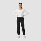 Joggers donna slim fit con polsini casual sportivi