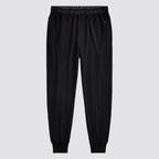 Joggers uomo polsini elastici logo ricamato
