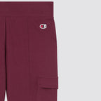 Leggings donna cargo flare con tasche laterali