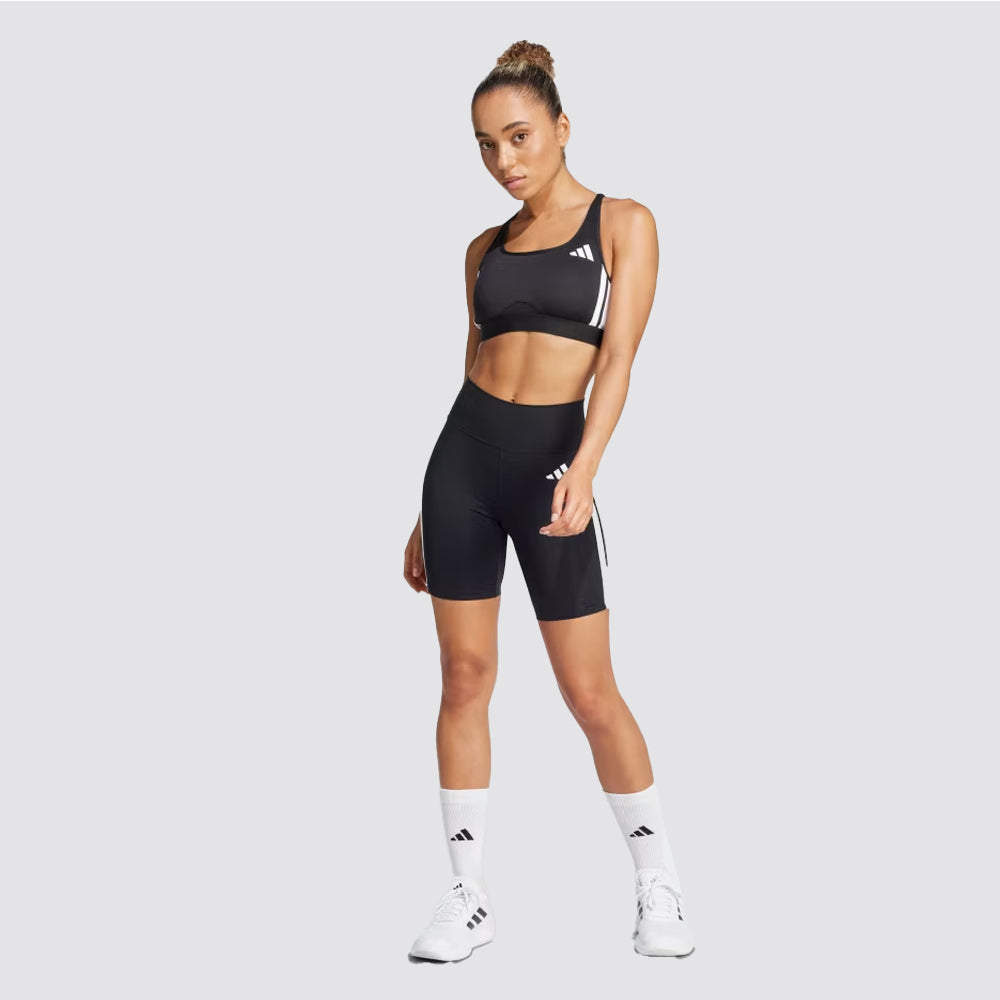 Leggings donna corti optime essentials 3-stripes