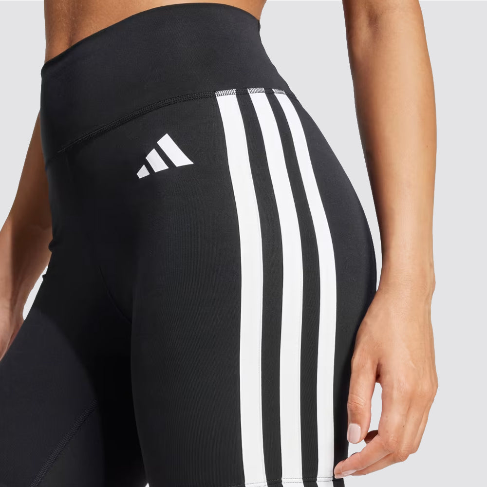 Leggings donna corti optime essentials 3-stripes
