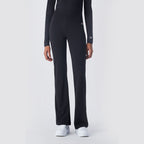 Leggings donna flare vita alta elasticizzati icons