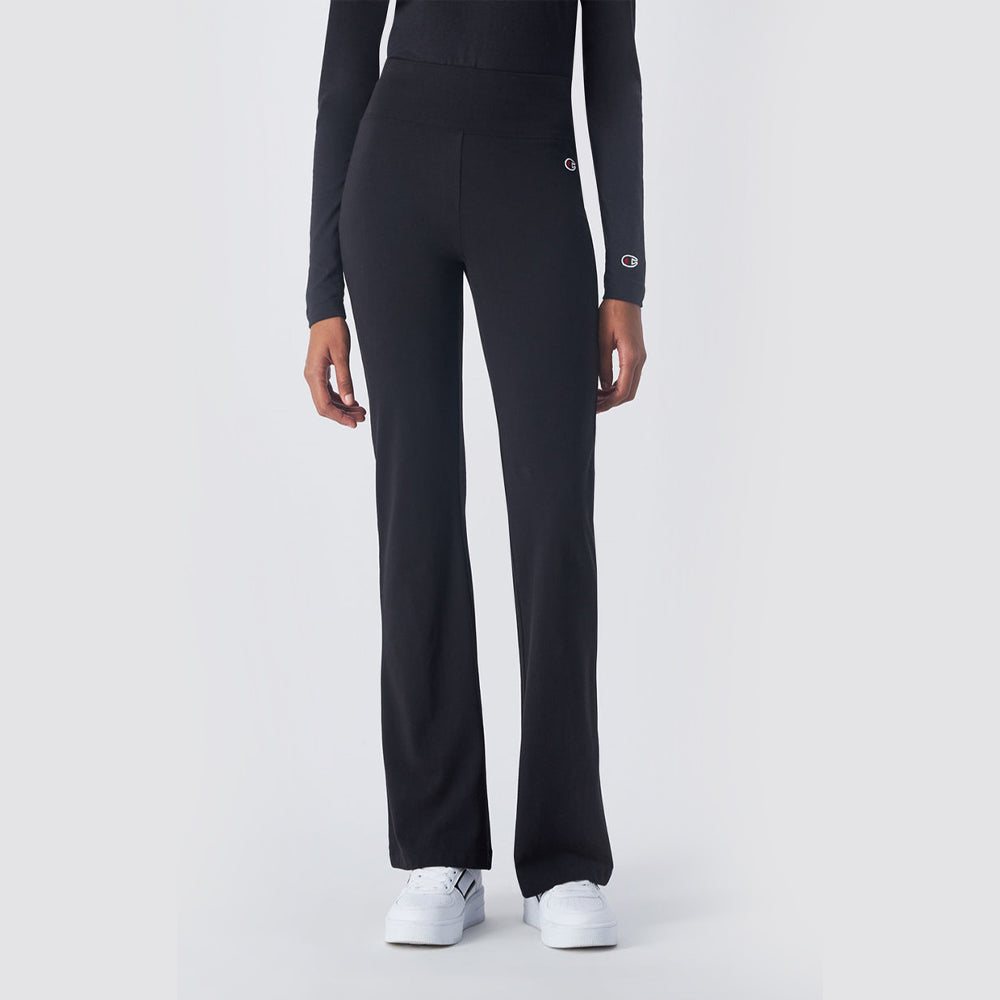 Leggings donna flare vita alta elasticizzati icons