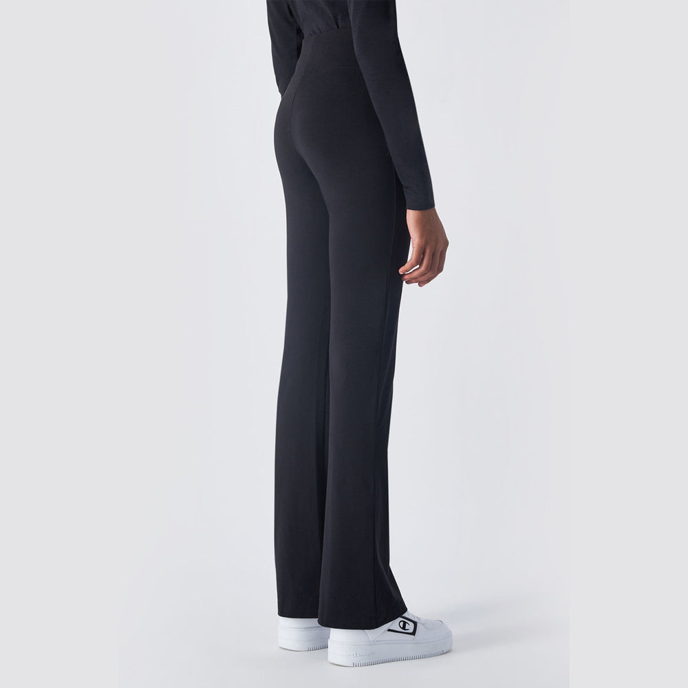 Leggings donna flare vita alta elasticizzati icons