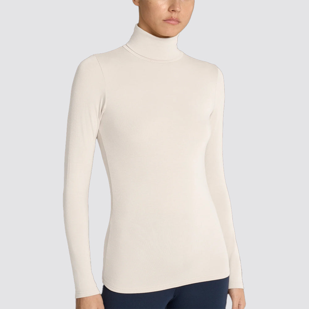 Maglia dolcevita donna ragno in viscosa stretch invernale