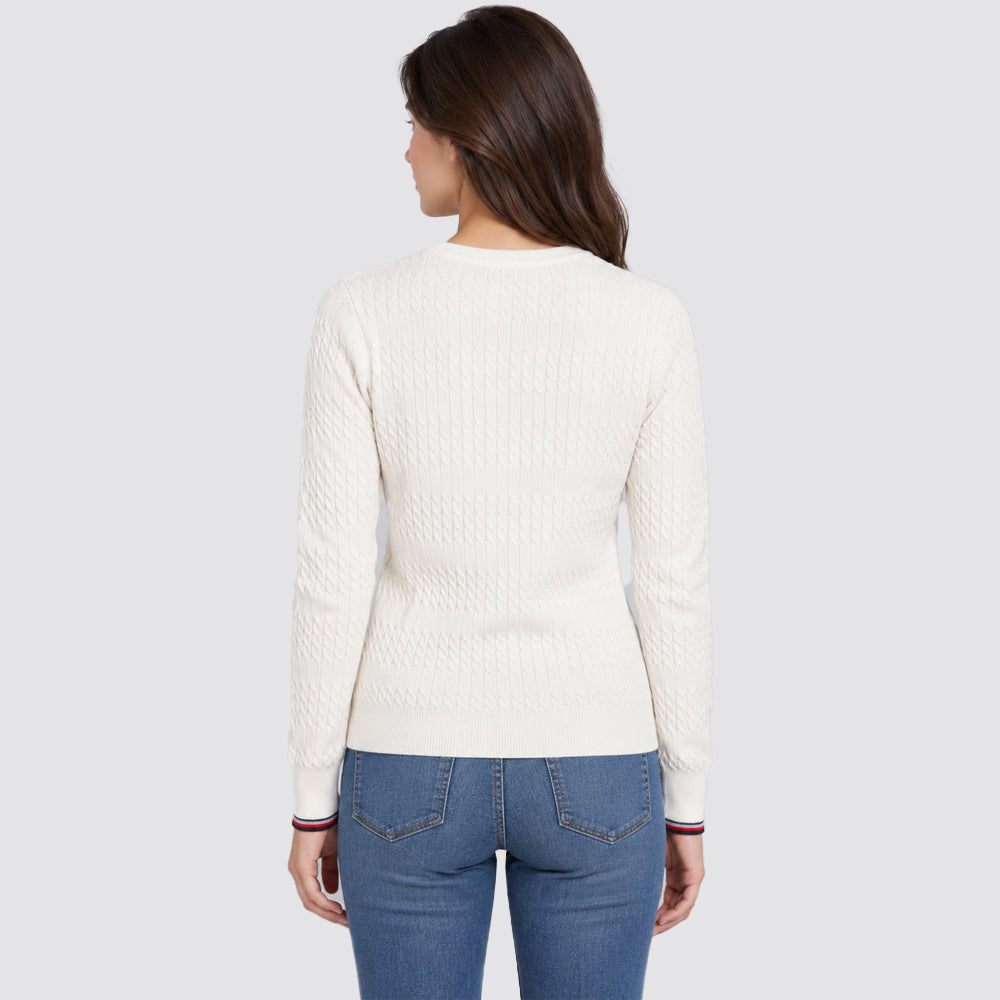 Maglia donna a trecce beverly hills polo club
