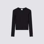 Maglia donna champion a costine manica lunga